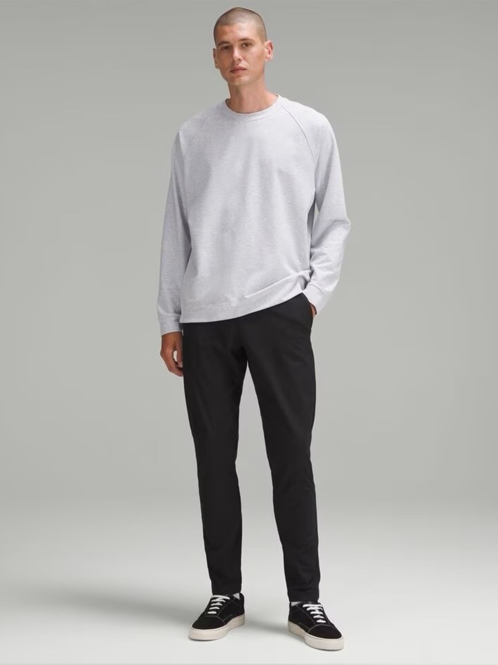 Men’s Lululemon ABC Slim Fit Trousers Warpstreme in Black Size 31 Waist
